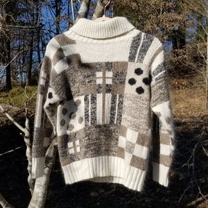 Vintage Silk and Wool Turtle Neck Sweater